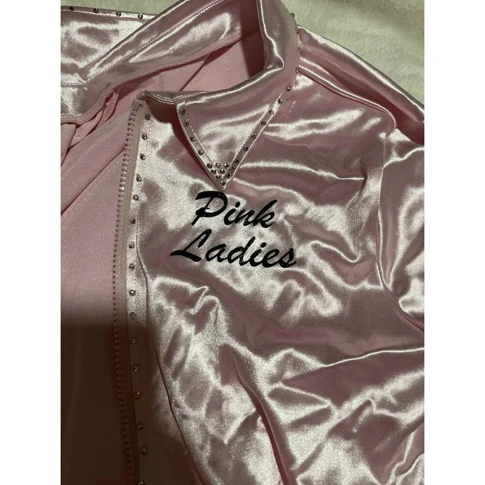 Pink Ladies Halloween Costume Dance Outfit Size Child XL Revolution Dancewear‎
